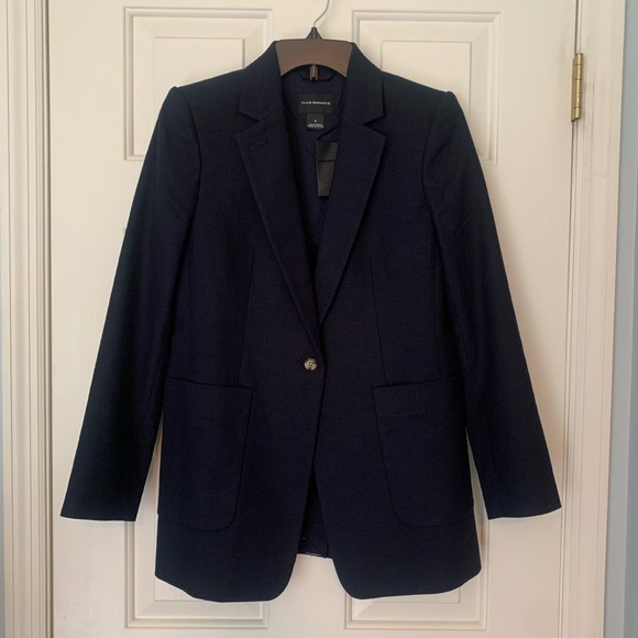 Club Monaco Jackets & Blazers - Club Monaco Textured Navy Blazer Size 4